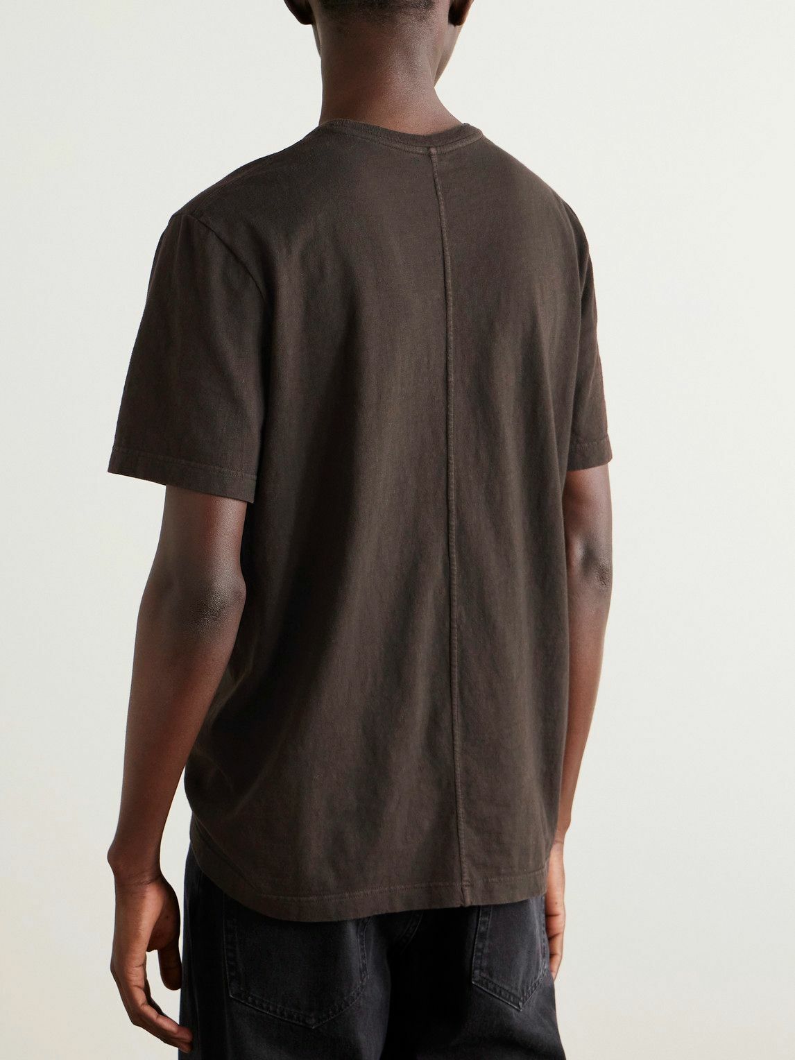 The Row - Luke Cotton-Jersey T-Shirt - Brown