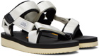 Suicoke White DEPA-V2 Sandals