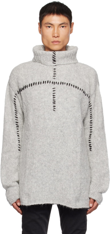 Photo: thom/krom Gray M K 112 Turtleneck