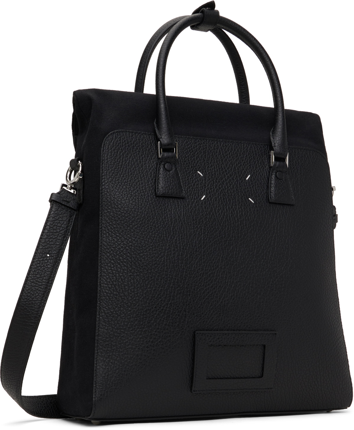 Maison Margiela Black 5AC Daily Vertical Tote Maison Margiela