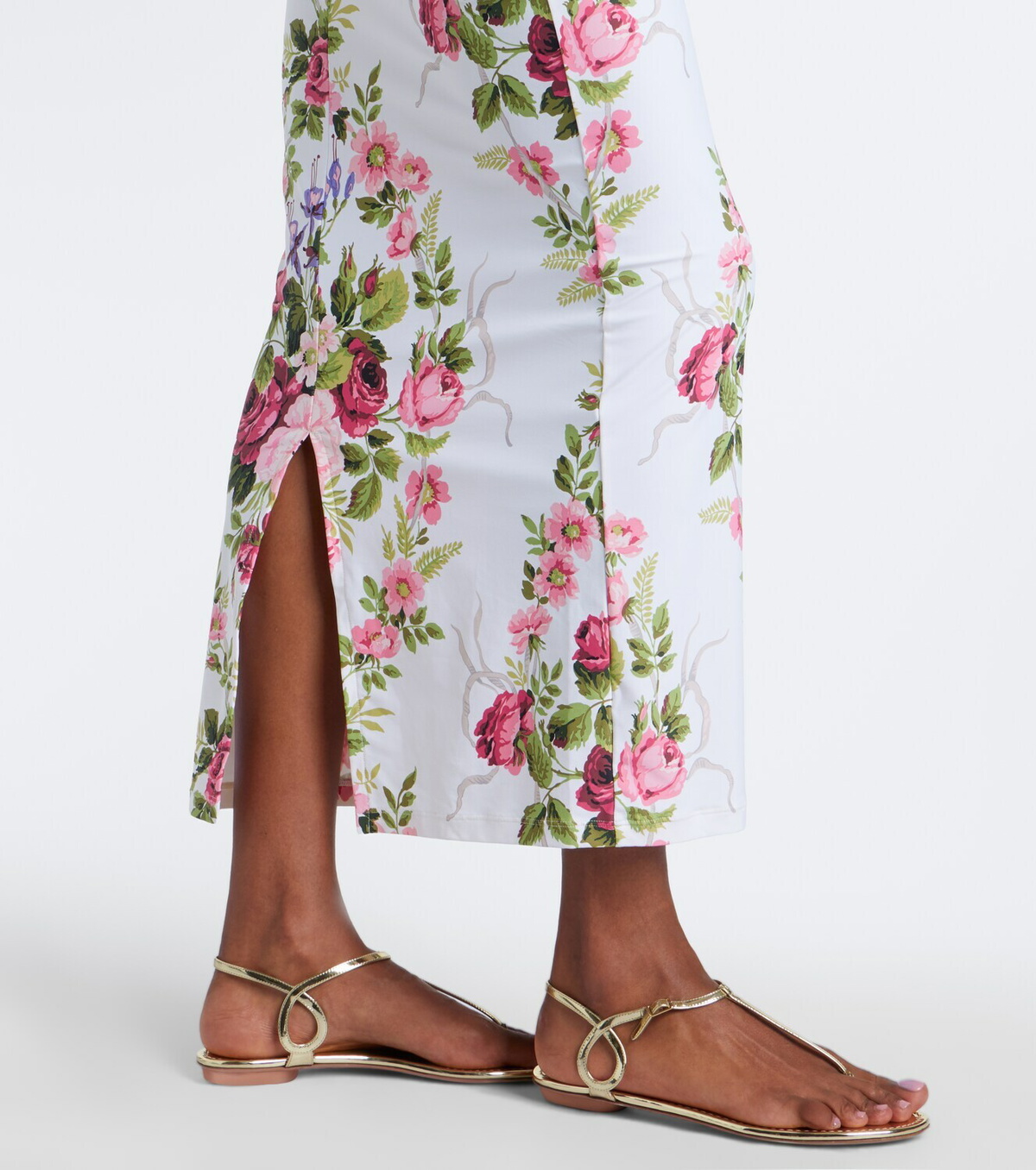 Montce Petal floral maxi dress