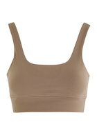 Varley FreeSoft Cori Stretch-jersey bra top Taupe