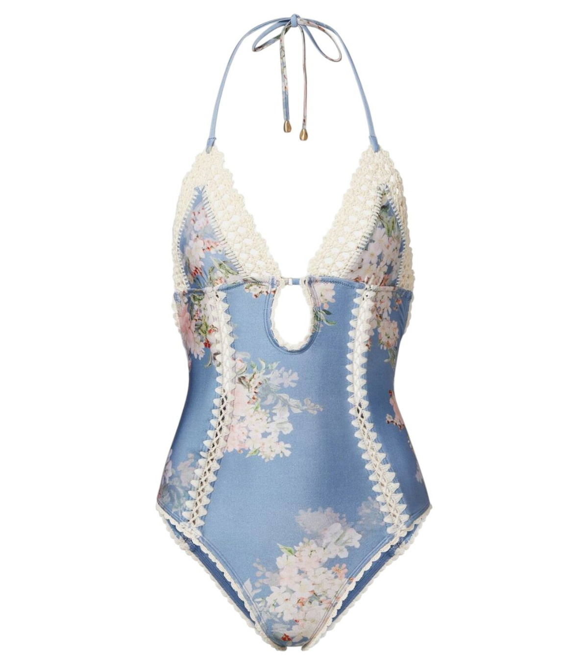 【Zimmermann】Tallow Waterfall ruffled floral swimsuit ZIMMERMANN Tallow Waterfall Ruffled Swimsuit Zimmermann