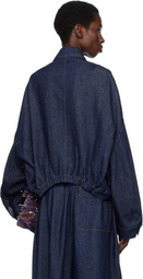 Dries Van Noten Indigo Overdyed Denim Jacket