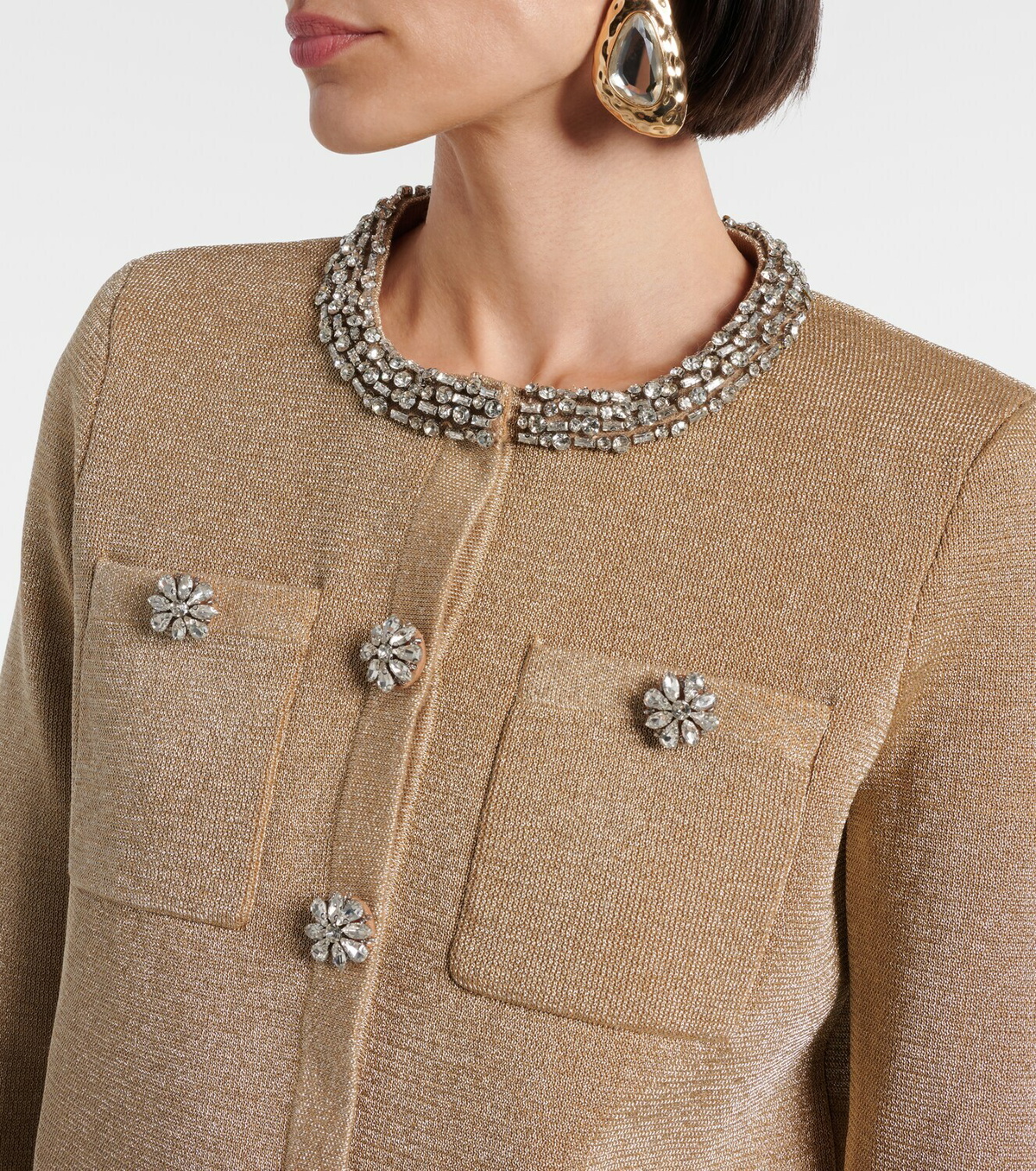 Self-Portrait Embellished cardigan