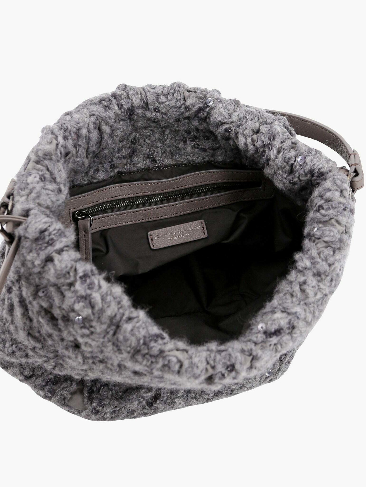Brunello Cucinelli Bucket Bag Grey Womens Brunello Cucinelli Brunello Cucinelli Bucket Bag Grey Womens Brunello Cucinelli