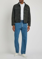 Officine Générale Liam Suede Jacket Grey