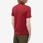 Comme des Garçons SHIRT Men's Back Logo Tee in Burgundy