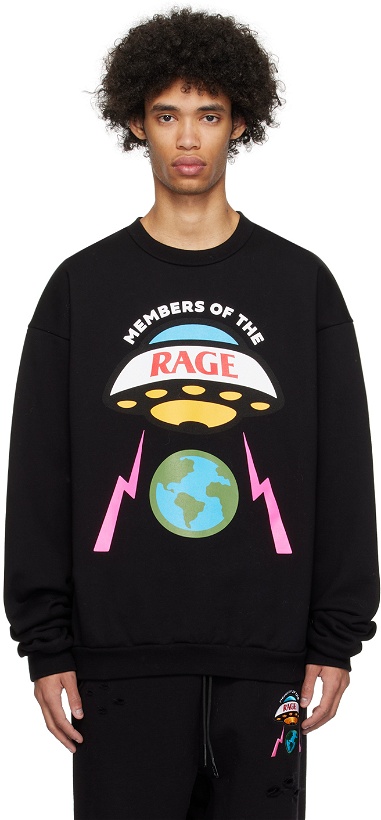 Photo: Members of the Rage Black Printed Sweatshirt