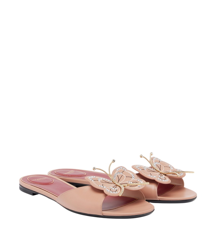 Photo: Valentino Garavani Flutterby embellished leather sandals