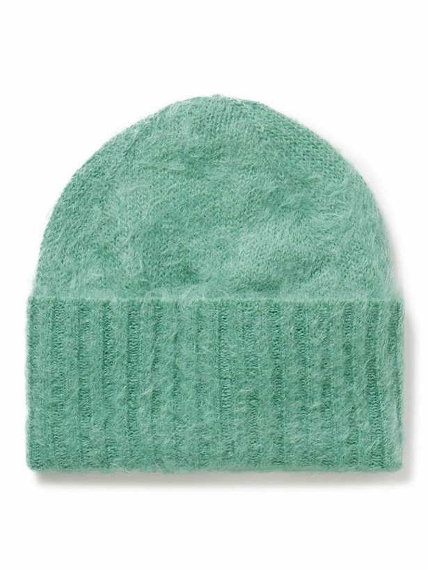 Photo: Auralee - Brushed Mohair and Wool-Blend Beanie