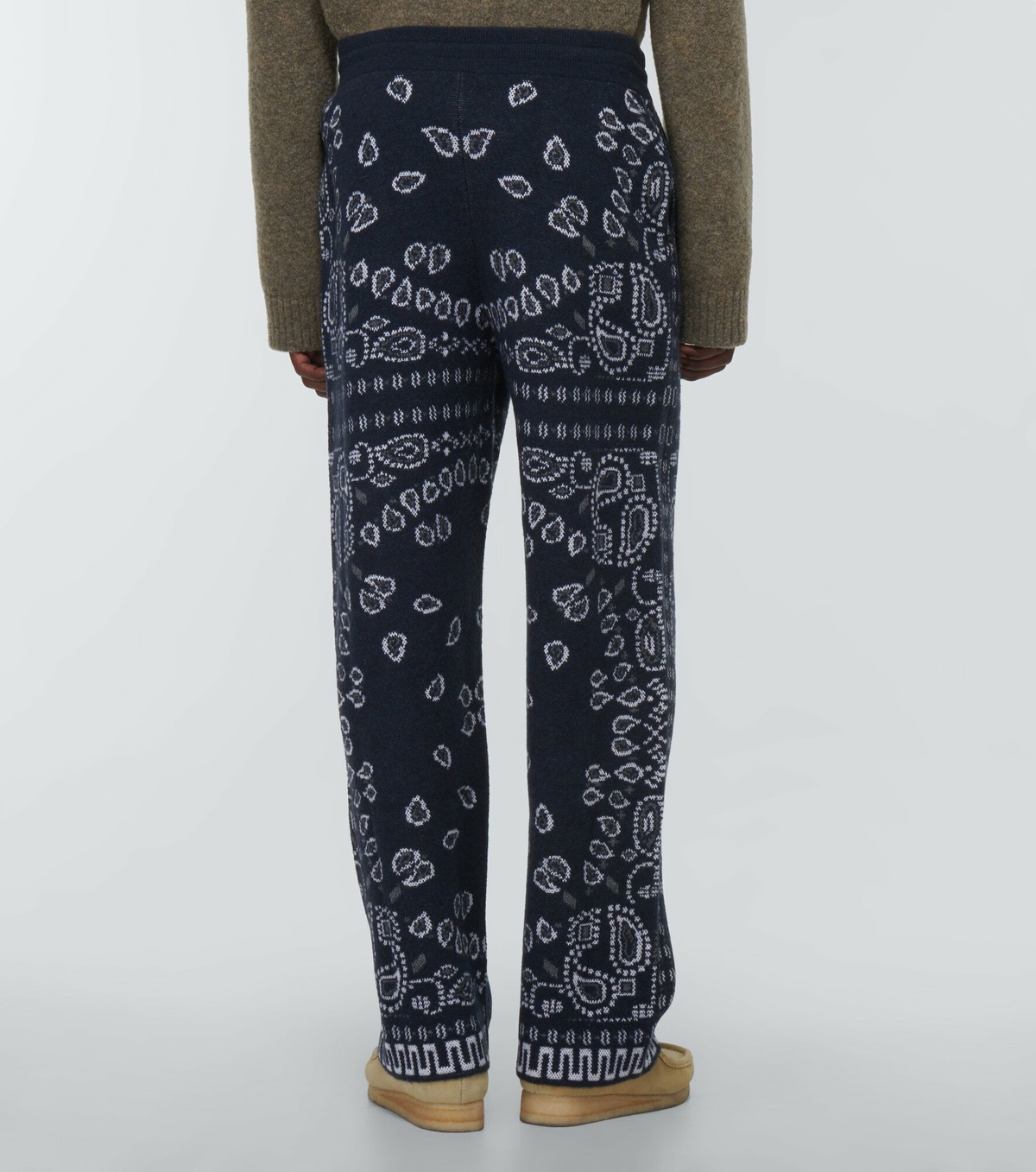 Alanui - Bandana Piquet jacquard sweatpants