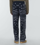 Alanui - Bandana Piquet jacquard sweatpants