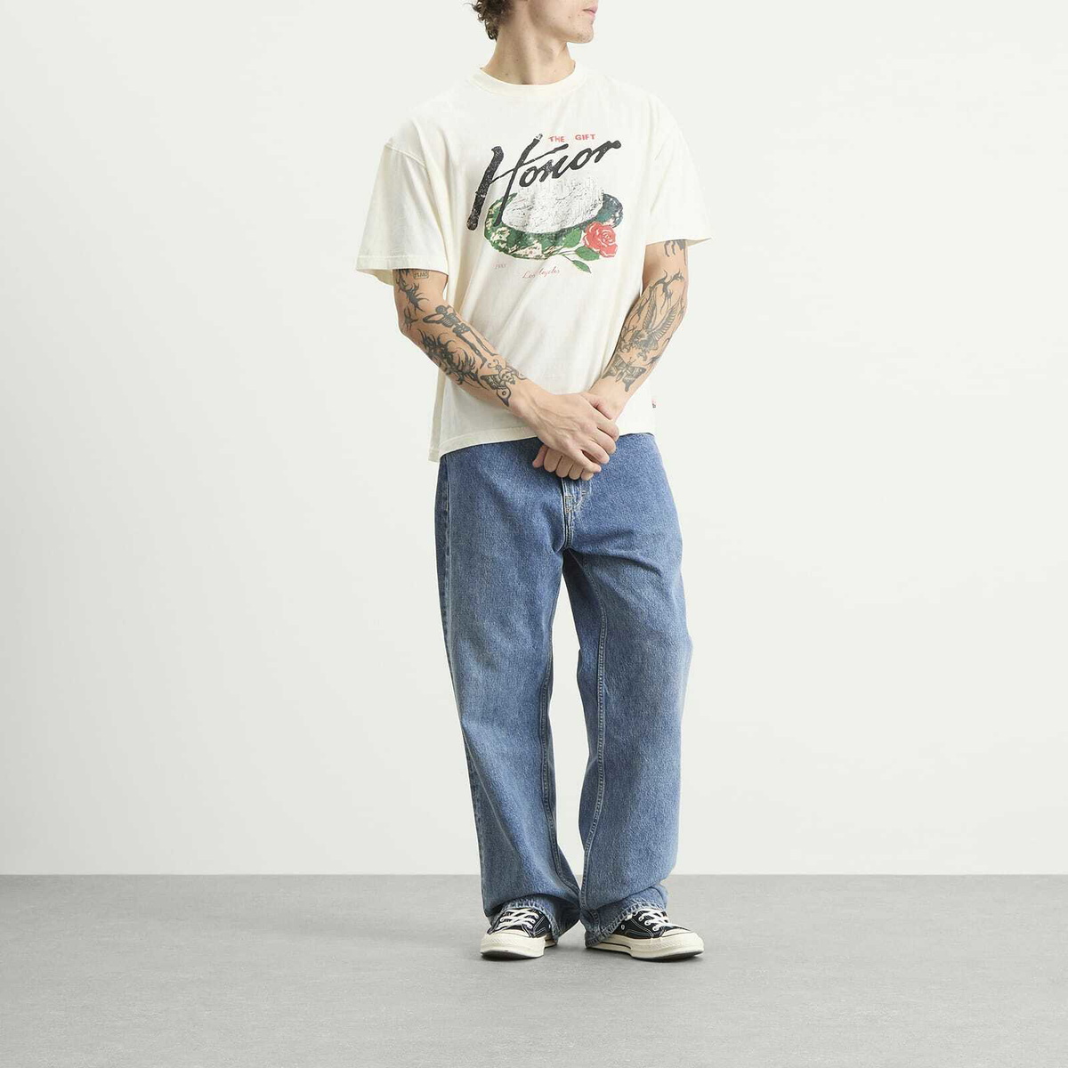 Honor the Gift Men's Concert In The Park T-Shirt in Bone