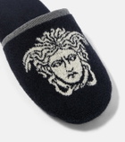 Versace Home Medusa cotton terry slippers