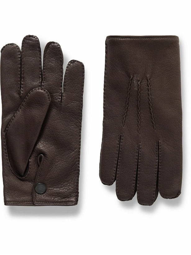 Photo: Purdey - Leather Gloves - Brown