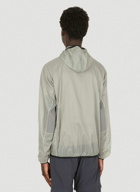 Skarn Windbreaker Jacket in Grey