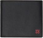Hugo Black Stacked Logo Wallet