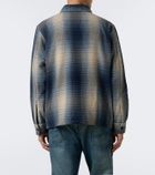 RRL Plaid wool twill shirt
