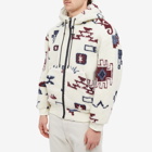 Isabel Marant Men's Mikori Ikat Fleece Jacket in Ecru