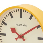 Newgate Clocks M Mantel Railway Clock in Yellow 