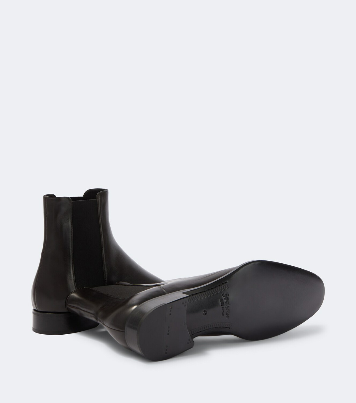 Saint Laurent Aurelien leather Chelsea boots