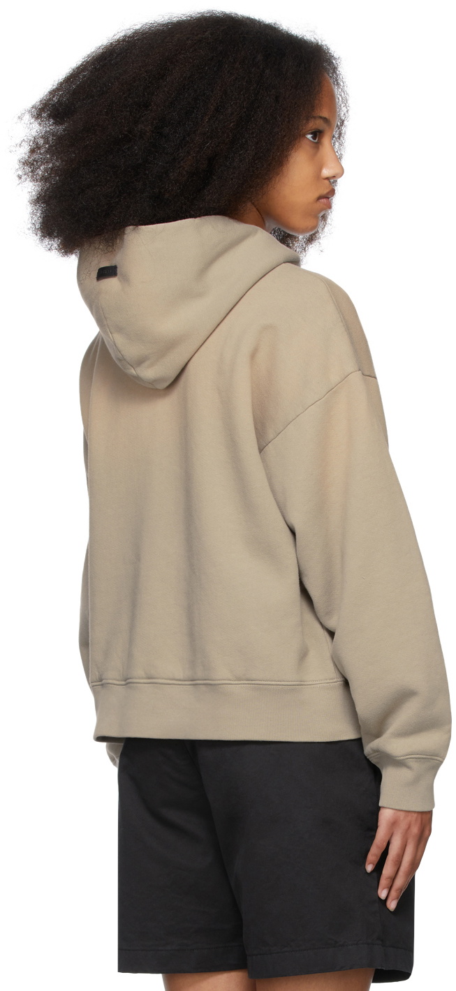 Fear of God Beige Half-Zip Hoodie Fear Of God