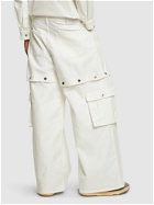 OFF-WHITE - 90s Logo Baggy Cotton Denim Jeans