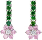 VEERT White Gold Flower Earrings
