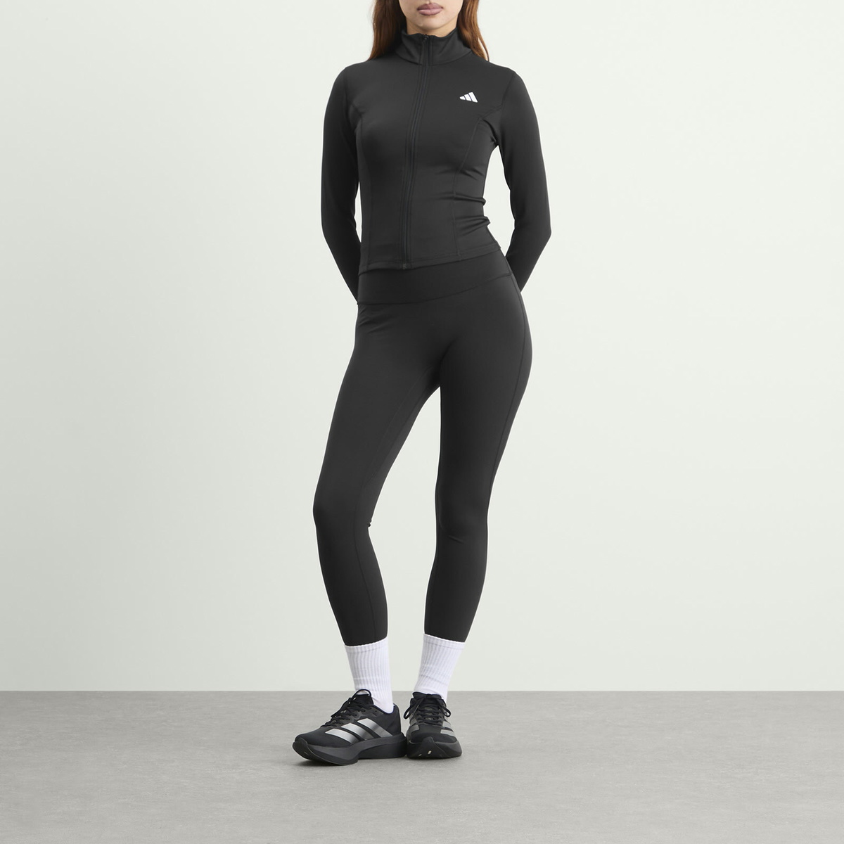 Adidas Women's Zip Thru Jacket in Black