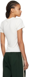 Fax Copy Express White 'The Fitted T' T-Shirt