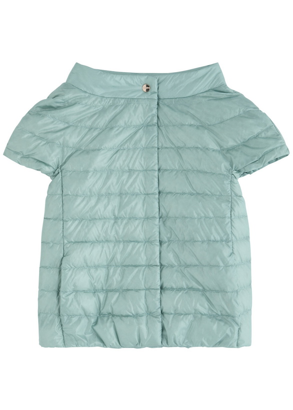 Photo: Herno Quilted Shell Gilet Light Blue