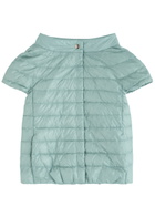 Herno Quilted Shell Gilet Light Blue