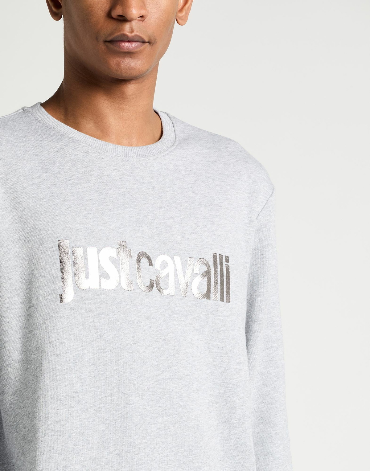 Just Cavalli Mens Sweatshirt in Grey
