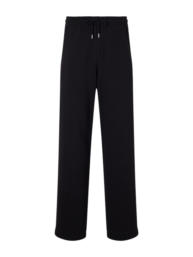 Photo: Dries Van Noten - Hamer Straight-Leg Cotton-Jersey Sweatpants - Black