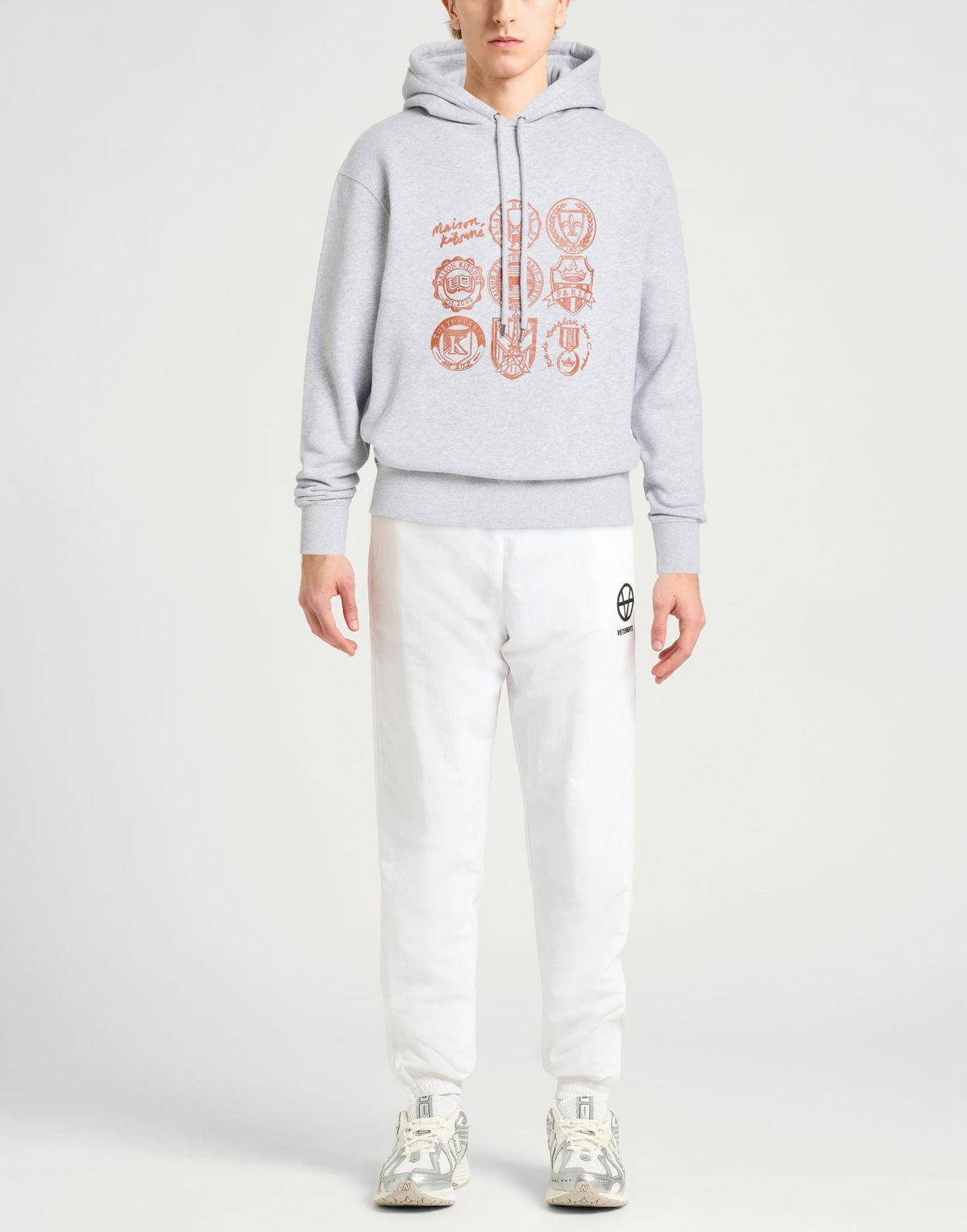 Maison Kitsuné Mens Sweatshirt in Grey