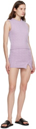Filippa K Purple Braided Miniskirt