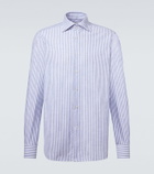 Kiton Striped cotton shirt