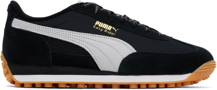 Photo: PUMA Black Easy Rider Footie Sneakers
