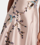 Costarellos Mavia embellished bustier gown