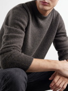 TOTEME - Camel Hair Knit Sweater - Brown