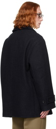 GANT 240 MULBERRY Navy Oversized Peacoat