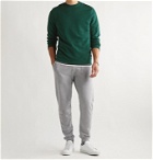 Oliver Spencer Loungewear - Harris Organic Fleece-Back Cotton-Jersey Sweatshirt - Green