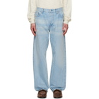 vowels Blue Baggy Jeans