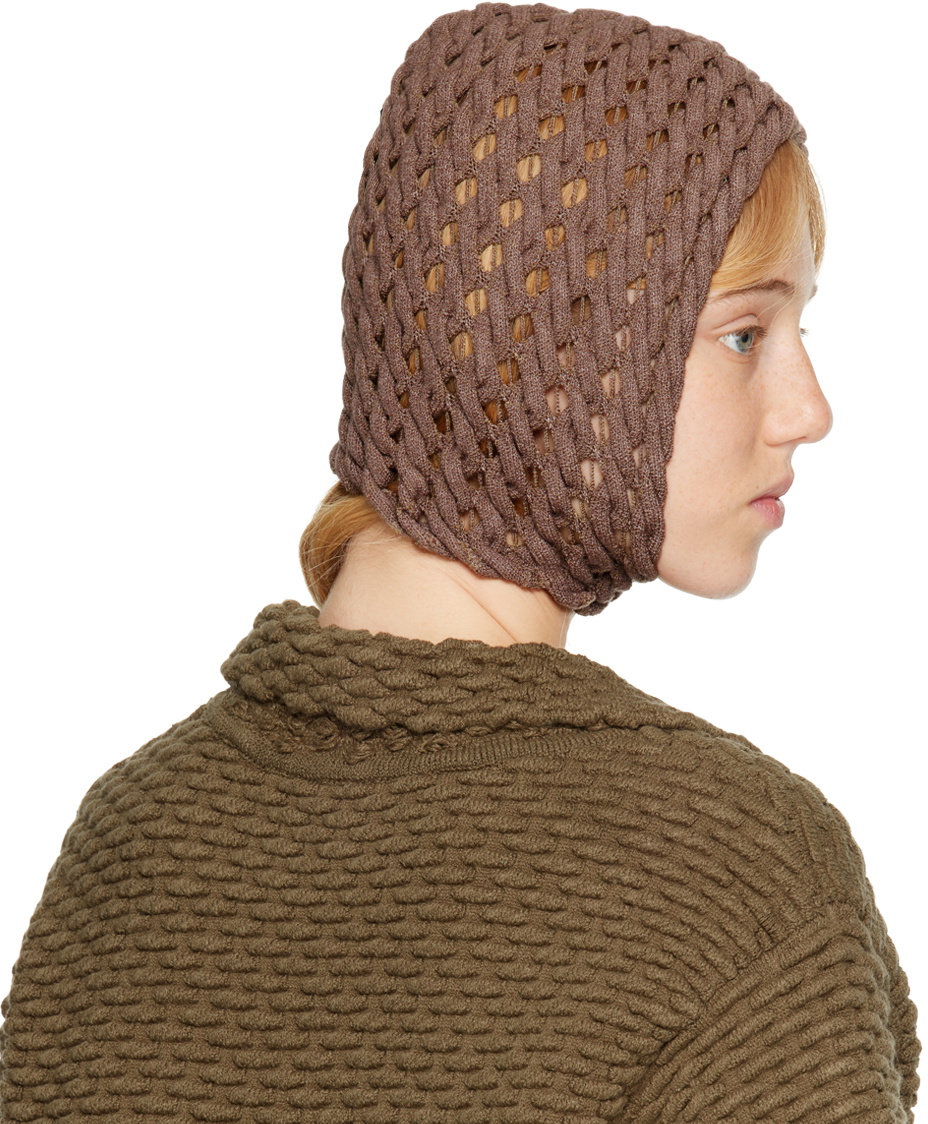 Isa Boulder Brown Cable Balaclava Isa Boulder