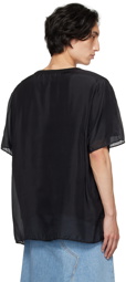 Dries Van Noten Black Layered T-Shirt