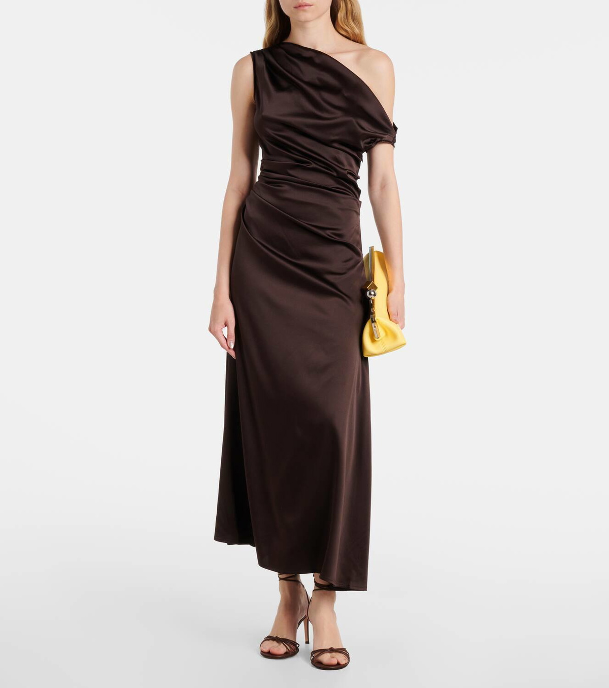 Staud Phare silk-blend satin cocktail dress Staud Staud Phare silk-blend satin cocktail dress Staud