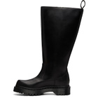 Dr. Martens Black Rejena Hi Old Harness Leather Tall Boots