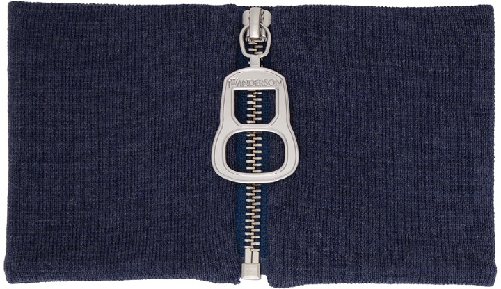Photo: JW Anderson Navy Can Puller Neckband