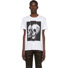 Alexander McQueen White Skull Punk T-Shirt